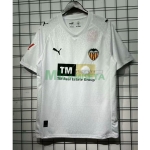 Camiseta Valencia Primera Equipación 2025/2026 Blanco con Parche La Liga