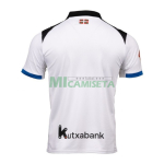 Camiseta Alavés Segunda Equipación 2025/2026 Blanco/Azul con Parche La Liga