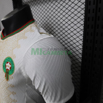 Camiseta Marruecos Segunda Equipación Mundial 2026 Blanco/Oro (EDICIÓN JUGADOR)