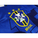 Camiseta Brasil Segunda Equipación Retro 1992 Azul