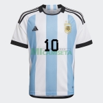 Camiseta Messi 10 Argentina Primera Equipación 2022 Mundial