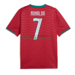 Camiseta Ronaldo 7 Portugal Primera Equipación Mundial 2026 Rojo