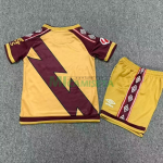 Camiseta Rayo Vallecano Tercera Equipación 2026/2027 Oro Niño Kit con Parche La Liga