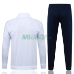 Chandal Olympique Marsella 2025/2026 Blanco con Estampado en Manga