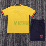 Camiseta Arsenal Segunda Equipación Retro 1993/94 Amarillo Niño Kit