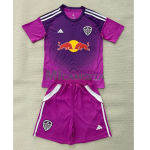 Camiseta de Portero Leeds United 2025/2026 Morado Niño Kit
