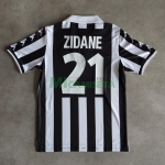 Camiseta ZIDANE 21 Juventus Primera Equipación Retro 1999/00
