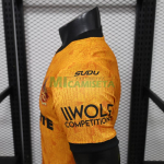Camiseta Wolverhampton Wanderers Primera Equipación 2026/2027 Amarillo (EDICIÓN JUGADOR)