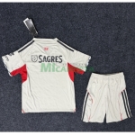 Camiseta Benfica Segunda Equipación 2025/2026 Gris Niño Kit