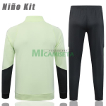Chandal Real Madrid 2025/2026 Niño Verde Claro/Gris
