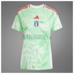 Camiseta Italia Segunda Equipación la EURO Femenina 2025 Mujer Verde