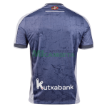 Camiseta Real Sociedad Segunda Equipación 2025/2026 Azul Marino/Gris con Parche La Liga