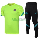 Camiseta de Entrenamiento Inter De Milan 2021/2022 Verde Fluorescente