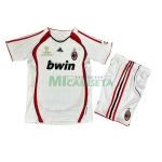 Camiseta AC Milan Segunda Equipación Retro 06/07 Niño Kit