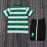 Camiseta Sporting Lisboa Primera Equipación Retro 1999/00 Verde/Blanco Niño Kit