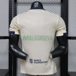 Camiseta Barcelona 2026/2027 Beige/Rojo (EDICIÓN JUGADOR)