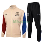 Chandal Barcelona 2024/2025 Beige/Rojo/Azul