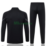 Sudadera De Entrenamiento Manchester City 2025/2026 Niño Kit Negro con Estampado en Manga