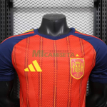 Camiseta España Primera Equipación Mundial 2026 Rojo/Azul (EDICIÓN JUGADOR)