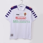 Camiseta Fiorentina Segunda Equipación Retro 1998/99 Blanco