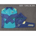 Sudadera de Entrenamiento Ajax de Ámsterdam 2024/2025 Kit Verde/Azul