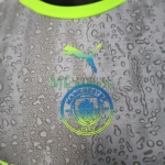 Camiseta Manchester City Tercera Equipación 2025/2026 Gris/Verde Neón (EDICIÓN JUGADOR)