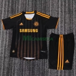Camiseta Chelsea Segunda Equipación Retro 2010/11 Negro/Naranja Niño Kit