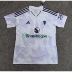 Camiseta Manchester United 2025/2026 Blanco/Morado Claro