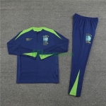 Sudadera de Entrenamiento Brasil 2024 Azul/Verde