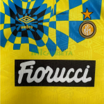 Camiseta Inter de Milan Tercera Equipación Retro 1992/94 Amarillo