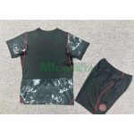 Camiseta Canada Segunda Equipación Mundial 2026 Negro Niño Kit