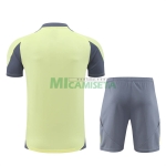 Camiseta de Entrenamiento Ajax de Ámsterdam 2024/2025 Niño Kit Amarillo/Gris