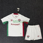 Camiseta Fluminense Segunda Equipación 2025/2026 Blanco Niño Kit