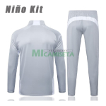Sudadera De Entrenamiento Real Madrid 2025/2026 Niño Kit Gris