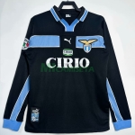 Camiseta Lazio Segunda Equipación Retro 1998/99 ML Negro