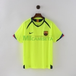Camiseta Barcelona 2005/06 Segunda Equipación Retro Verde