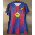 Camiseta Barcelona Primera Equipación 2025/2026 Azul/Rojo Mujer