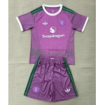 Camiseta de Portero Manchester United 2026/2027 Rosa Niño Kit