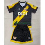 Camiseta Rayo Vallecano Tercera Equipación 2025/2026 Negro/Amarillo con Parche La Liga