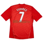 Camiseta SUAREZ 7 Liverpool Primera Equipación Retro 2010/11