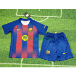 Camiseta Barcelona 2025/2026 Rojo/Azul Niño Kit