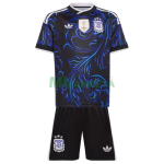 Camiseta Argentina Segunda Equipación Mundial 2026 Azul Niño Kit con FIFA2022
