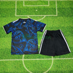 Camiseta Argentina Segunda Equipación Mundial 2026 Azul Niño Kit con FIFA2022