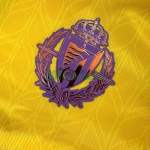 Camiseta Real Valladolid Tercera Equipación 2025/2026 Amarillo con Parche La Liga