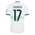 Camiseta CUCURELLA 17 Real Madrid Primera Equipación 2026/2027 Blanco con Parche HP
