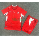Camiseta Suiza Primera Equipación Mundial 2026 Rojo Niño Kit