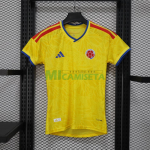 Camiseta Colombia Primera Equipación Mundial 2026 Amarillo Mujer (EDICIÓN JUGADOR)