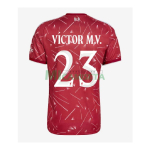 Camiseta VÍCTOR M.V. 23 Liverpool Primera Equipación 2026/2027 Rojo UCL