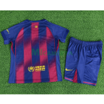 Camiseta Barcelona Primera Equipación 2025/2026 Azul/Rojo Niño Kit (EDICIÓN JUGADOR)