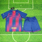 Camiseta Barcelona Primera Equipación 2025/2026 Azul/Rojo Niño Kit